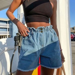 Princess Polly OpenRoad Denim PaperBag Short 4